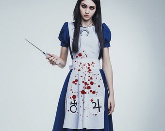 Cosplay Alice Madness Return Bloodstained Costume Horror Costume Adult Cosplay Costume Women Festival Clothing Cosplay Outfit Cosplay