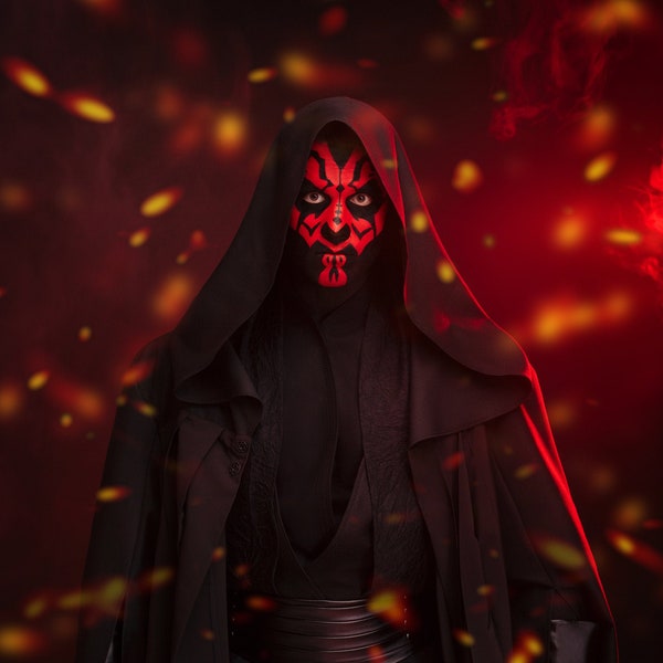 Darth Maul Cosplay costume from Star Saga, sith lord, 501st legion, dark side of the Force, Galactic Empire, power, imperial, Republic