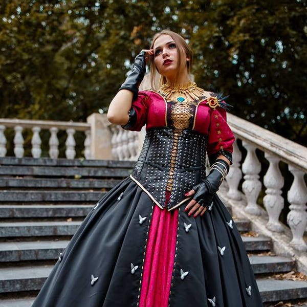 Morrigan Dress Dragon Age Inquisition Cosplay Costume, Witch Dress Costume, Women Cosplay, Dragon age cosplay, Female Cosplay Costumes