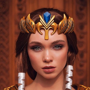 The Legend of Zelda Crown cosplay, Elven Crown, Golden Crown Video Games Cosplay Geeks Wedding Bridal Tiara, Zelda's Twilight Princess crown