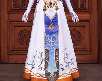 Elvin Wedding Dress Legend of Zelda Cosplay Tabard, Zelda party, Zelda wedding, Zelda birthday Cosplay Costume Party Halloween costume