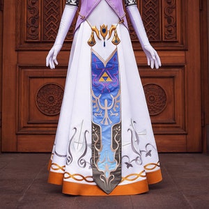 Elvin Wedding Dress Legend of Zelda Cosplay Tabard, Zelda party, Zelda wedding, Zelda birthday Cosplay Costume Party Halloween costume