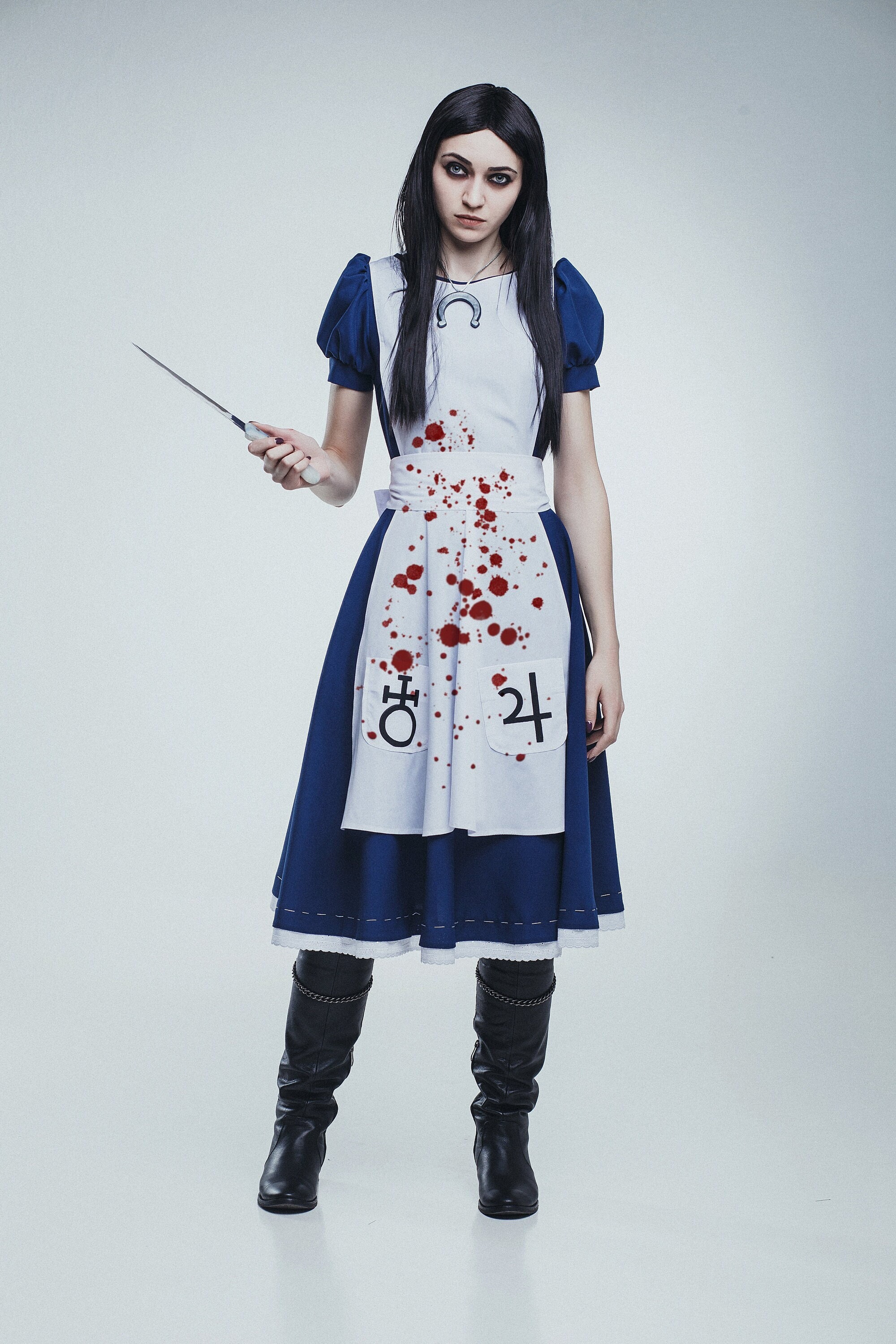  Cos2be Alice Madness Returns And Anime Maid Dress Cosplay  Classic Lolita Fancy Apron Costume : Clothing, Shoes & Jewelry