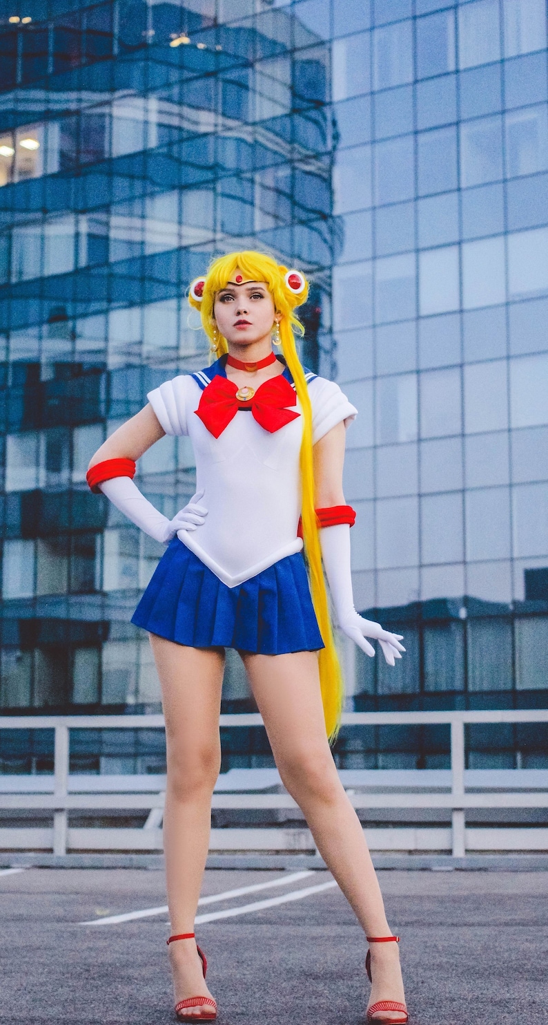 Sailor Moon Cosplay Costume Sailor Moon Dress Sailor Moon | Etsy Norway