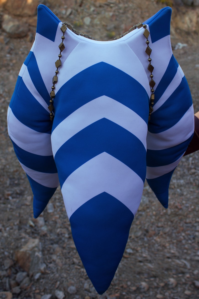 Ahsoka Tano Cosplay Headpiece Lekku From Star Saga Rebels Etsy