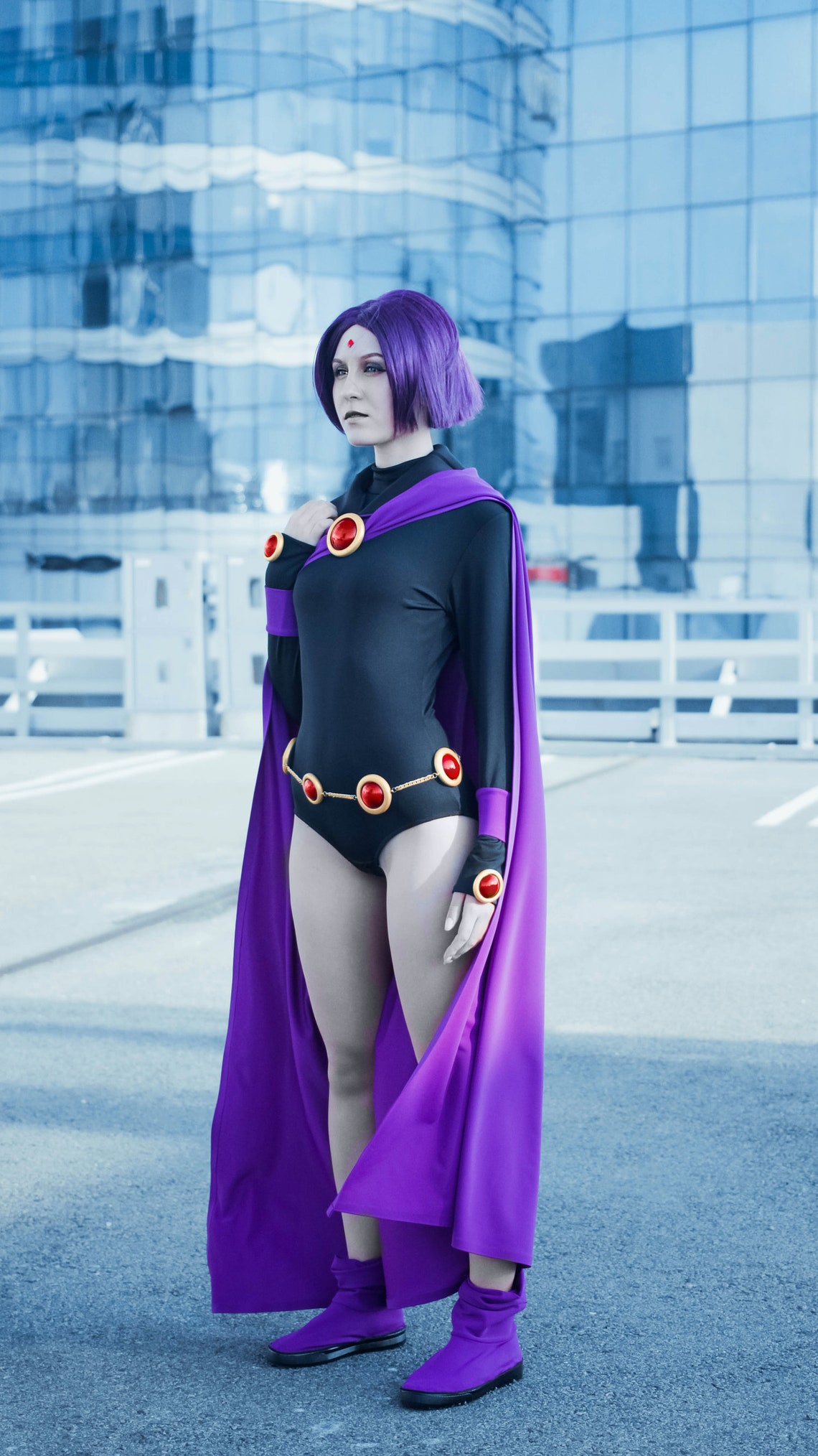 Halloween Costume Raven From Teen Titans Go Cospl
