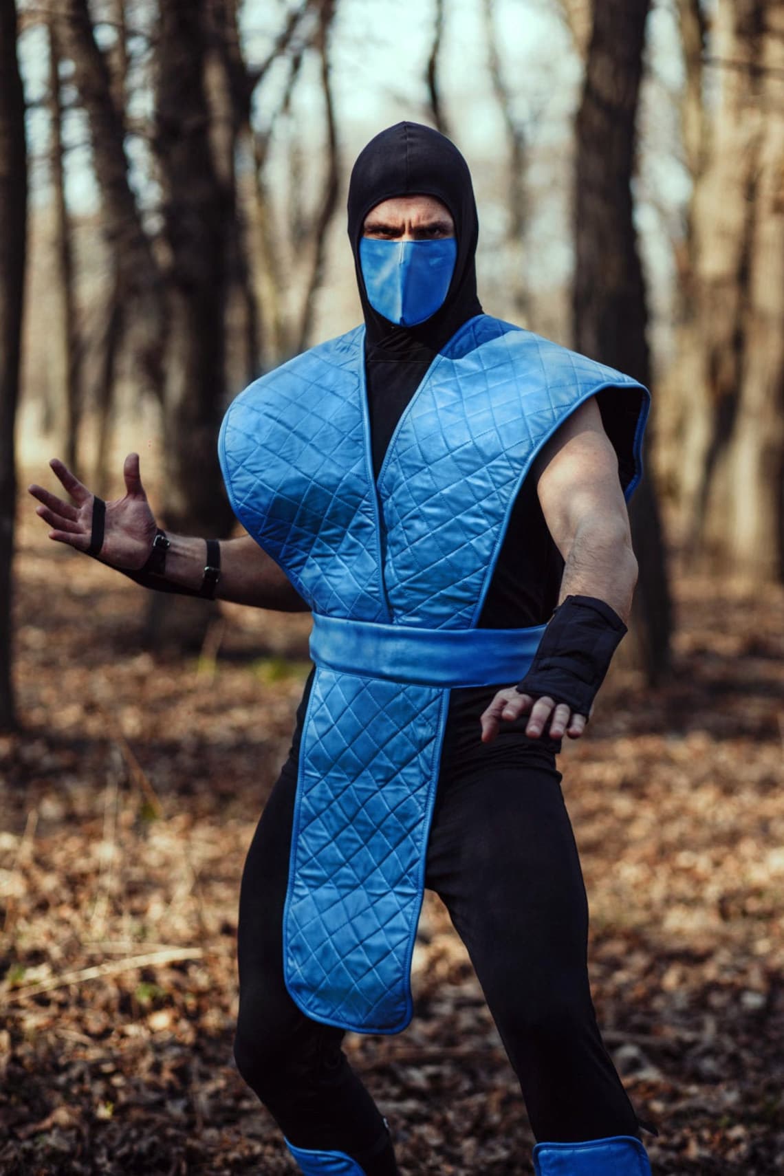 Sub Zero Ninja Cosplay Costume Mortal Kombat cosplay Subzero Etsy