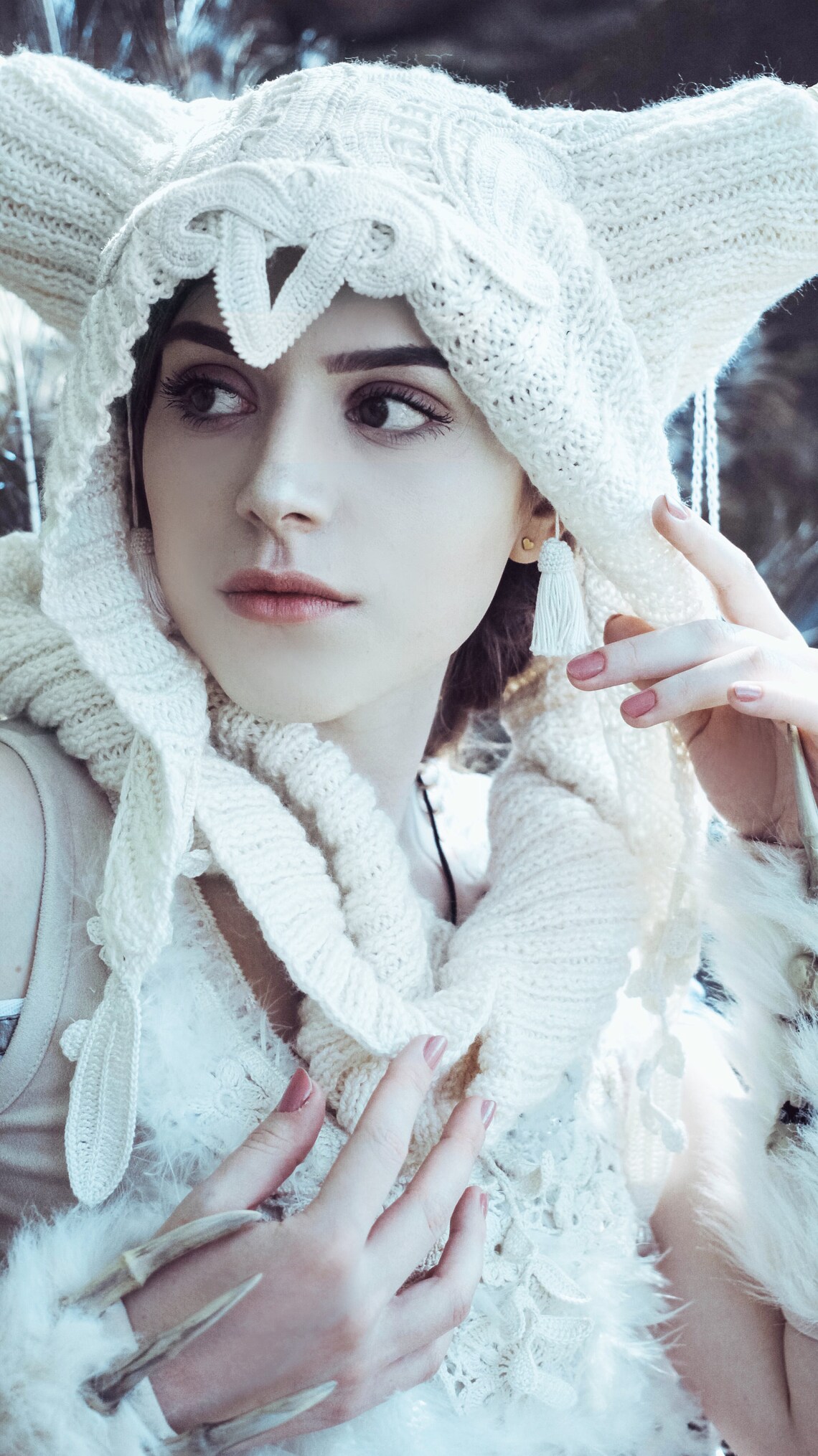 Burning man inspired White Queen costume Burning man womens Etsy