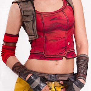 Lilith costume from Borderlands 2 online game, siren outfit, Halloween costume image 7