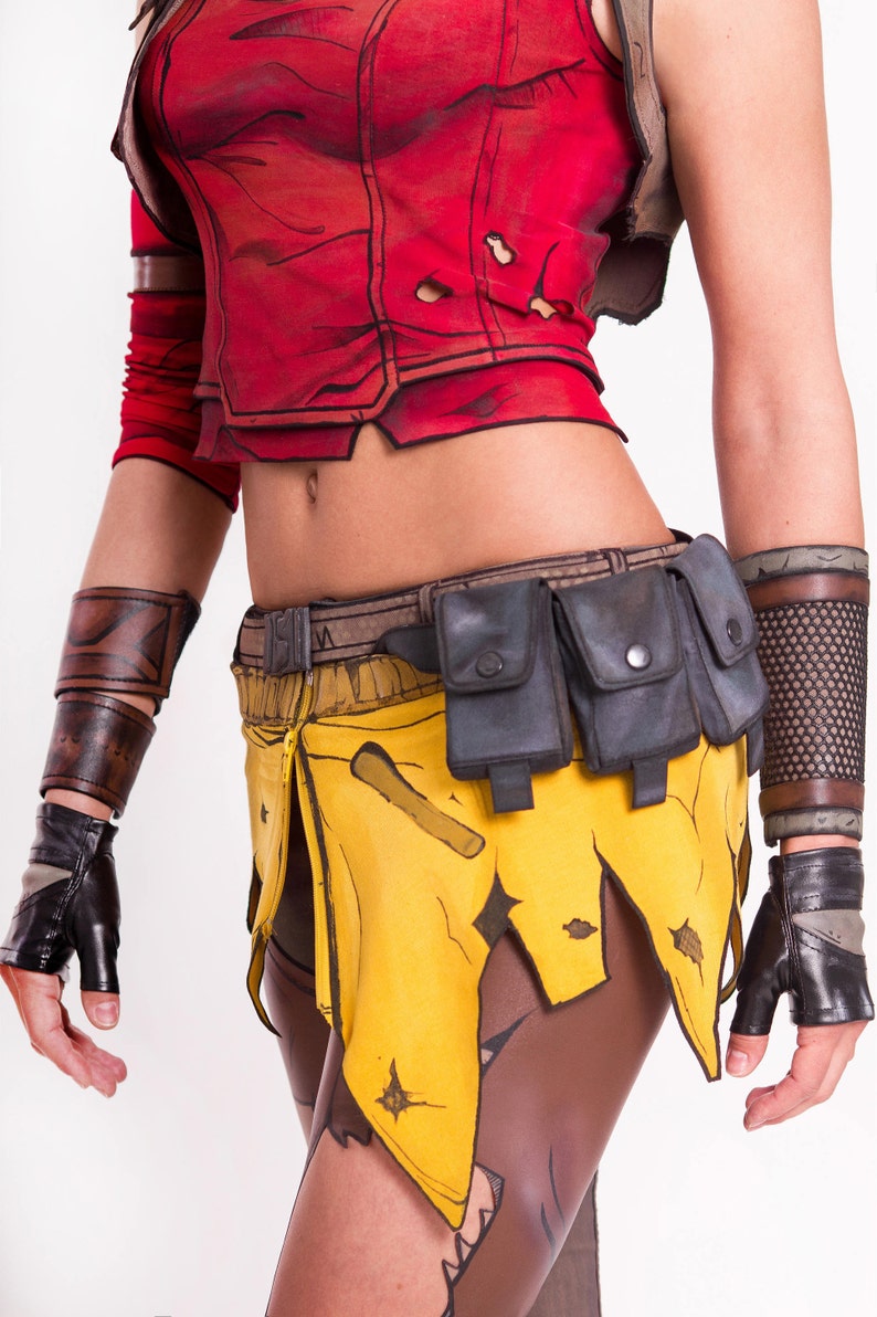 Lilith costume from Borderlands 2 online game, siren outfit, Halloween costume image 9