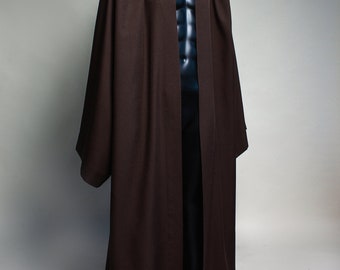 Jedi Hooded Cloak: Brown Cape, Jedi Robe Cosplay for May the 4th