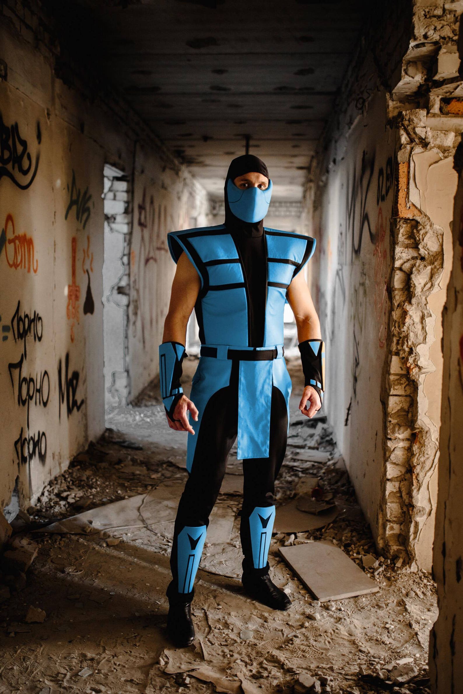 Subzero Cosplay Costume From the Ultimate Mortal Kombat Etsy