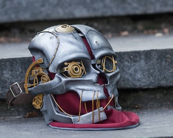 Dishonored 2 Corvo Attano cosplay costume Mask, Dishonoured Pc Game series steampunk outfit, Halloween prop