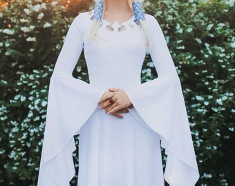 Goddess Hylia Cosplay Costume Legend of Zelda, White Cosplay Dress, Goddess Cosplay, Female Cosplay, Women Cosplay, Geek Wedding Dress