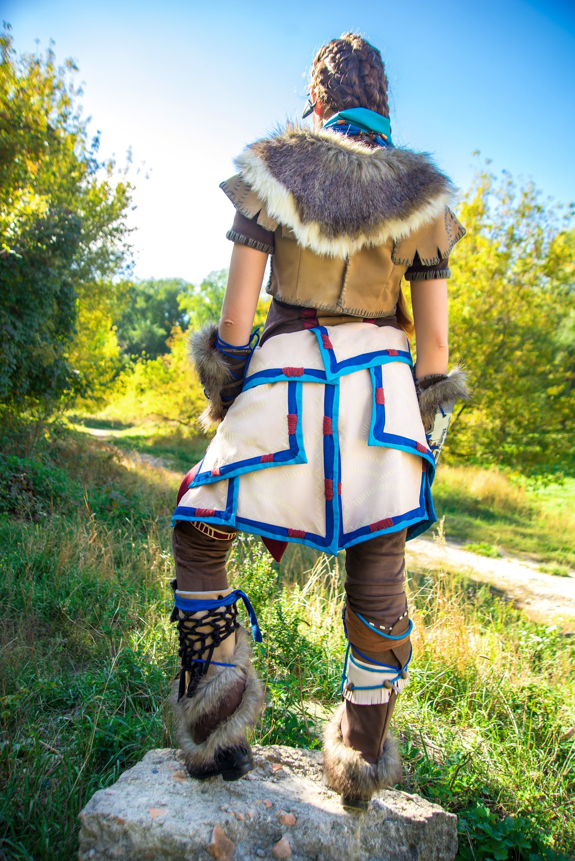 Horizo​​n Zero Dawn』のアロイのコスプレ：HZD 女性用コスチューム