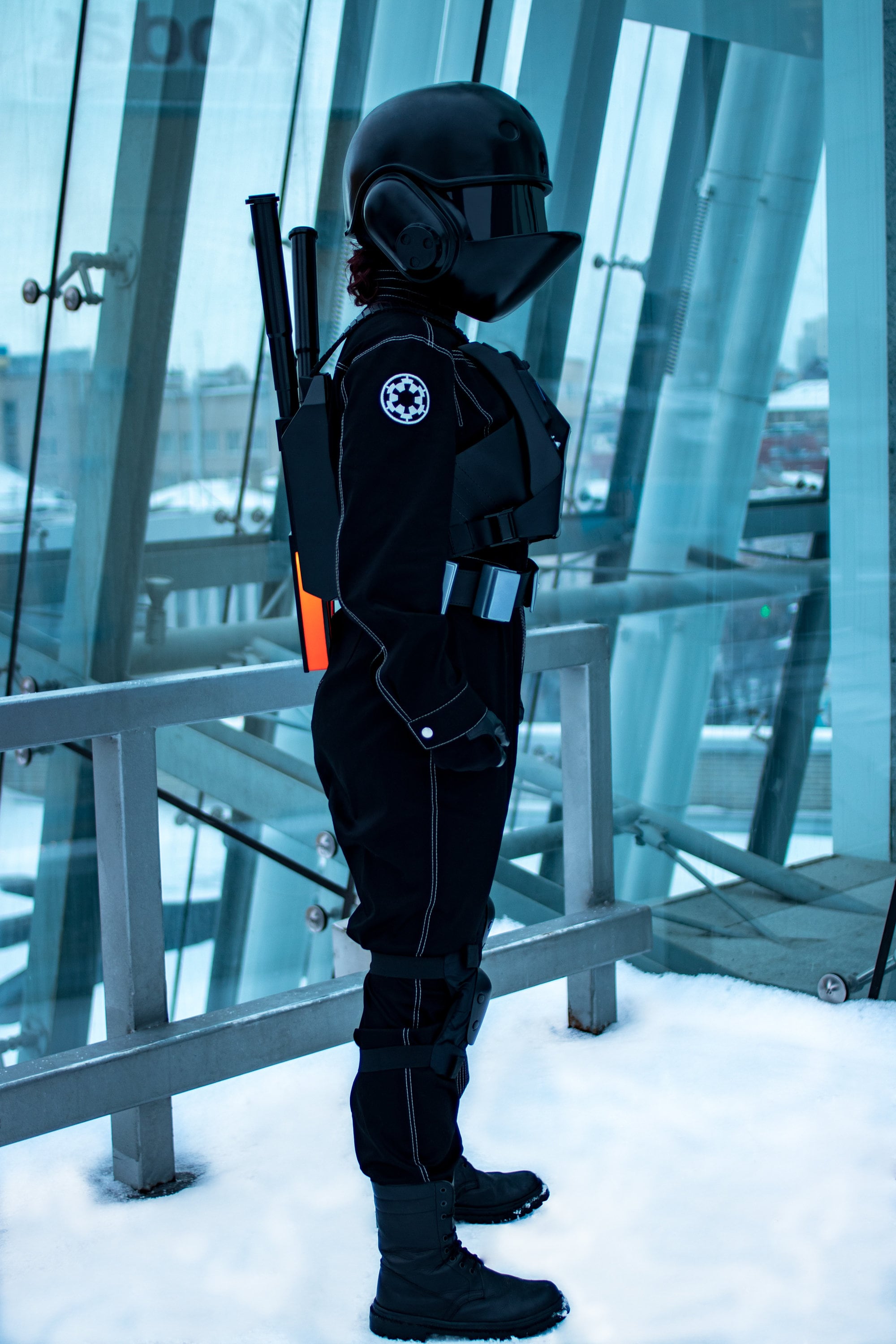 Jyn Erso Cosplay Imperial Ground Crew Costume From Star Saga Etsy Canada