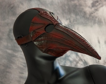 Leather Eileen the Crow Mask: Bloodborne Cosplay, Plague Doctor Prop