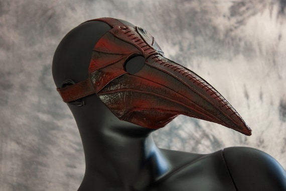 革製のアイリーン・ザ・クロウマスク：ブラッドボーンのコスプレ