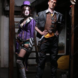 Mad Moxxi Cosplay Costume Borderlands Costume Purple Uniform Cosplay