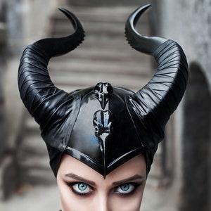 Horns Maleficent inspired cosplay prop, Halloween costume