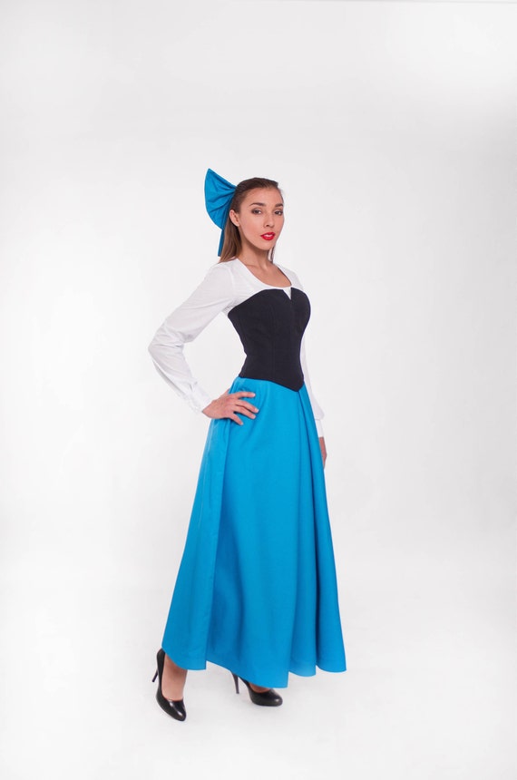 ariel blue dress cosplay