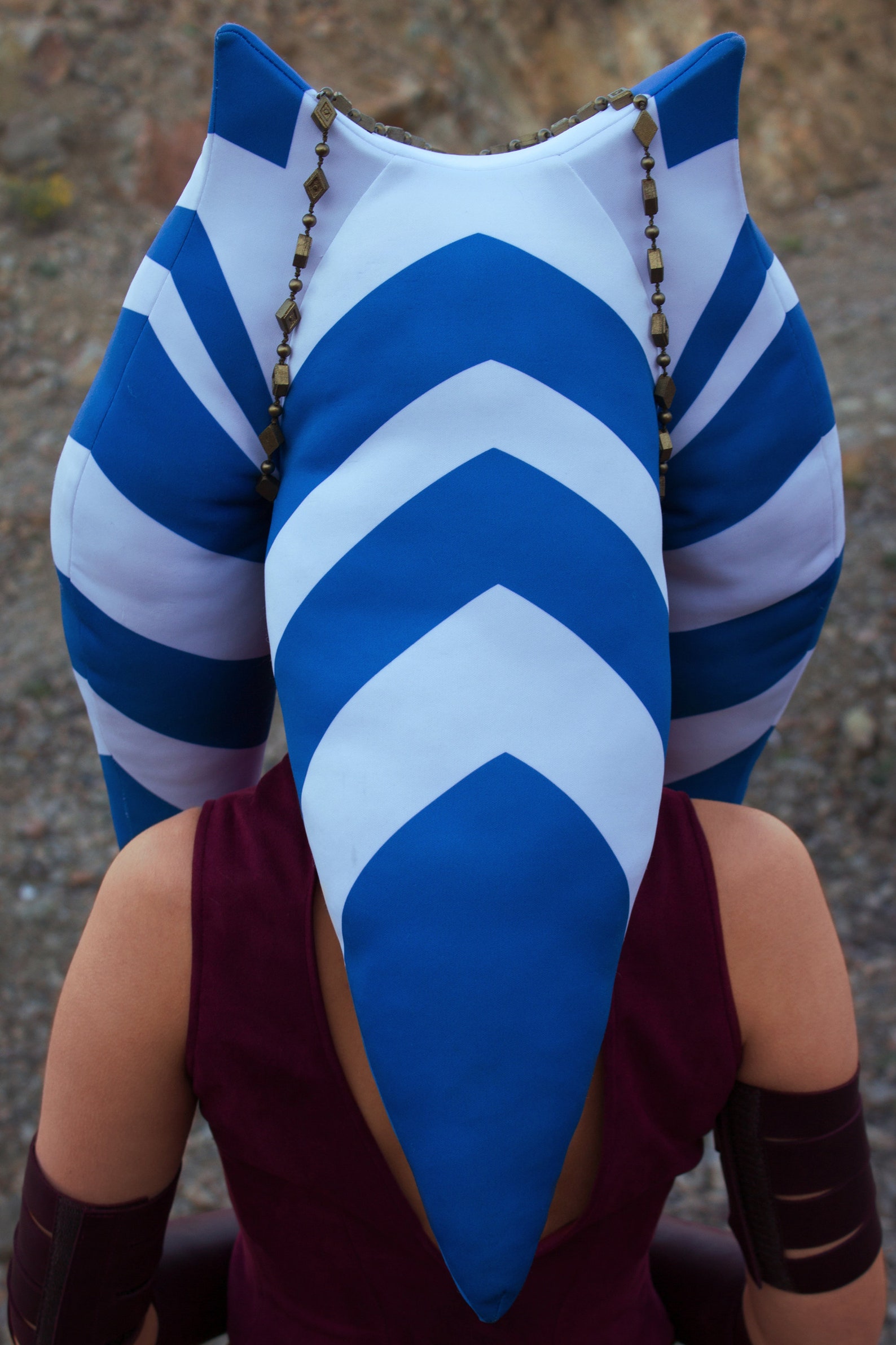 Ahsoka Tano cosplay headpiece Lekku from Star Saga rebels Etsy