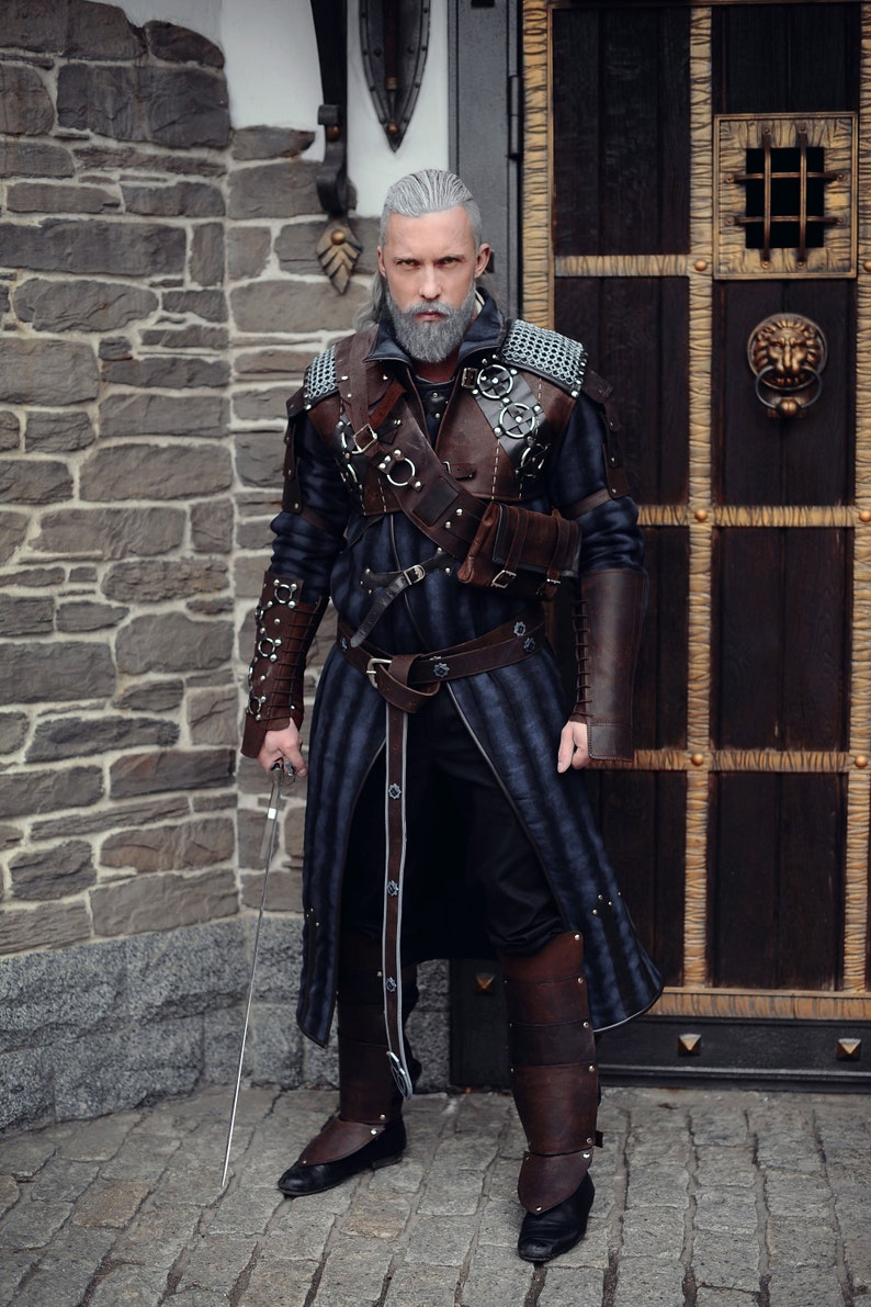 Geralt of Rivia Witcher cosplay costume video game outfit Etsy