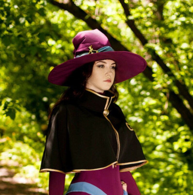 Anime Cosplay Cotsume Vanessa Enoteca Cosplay Cape Black Etsy