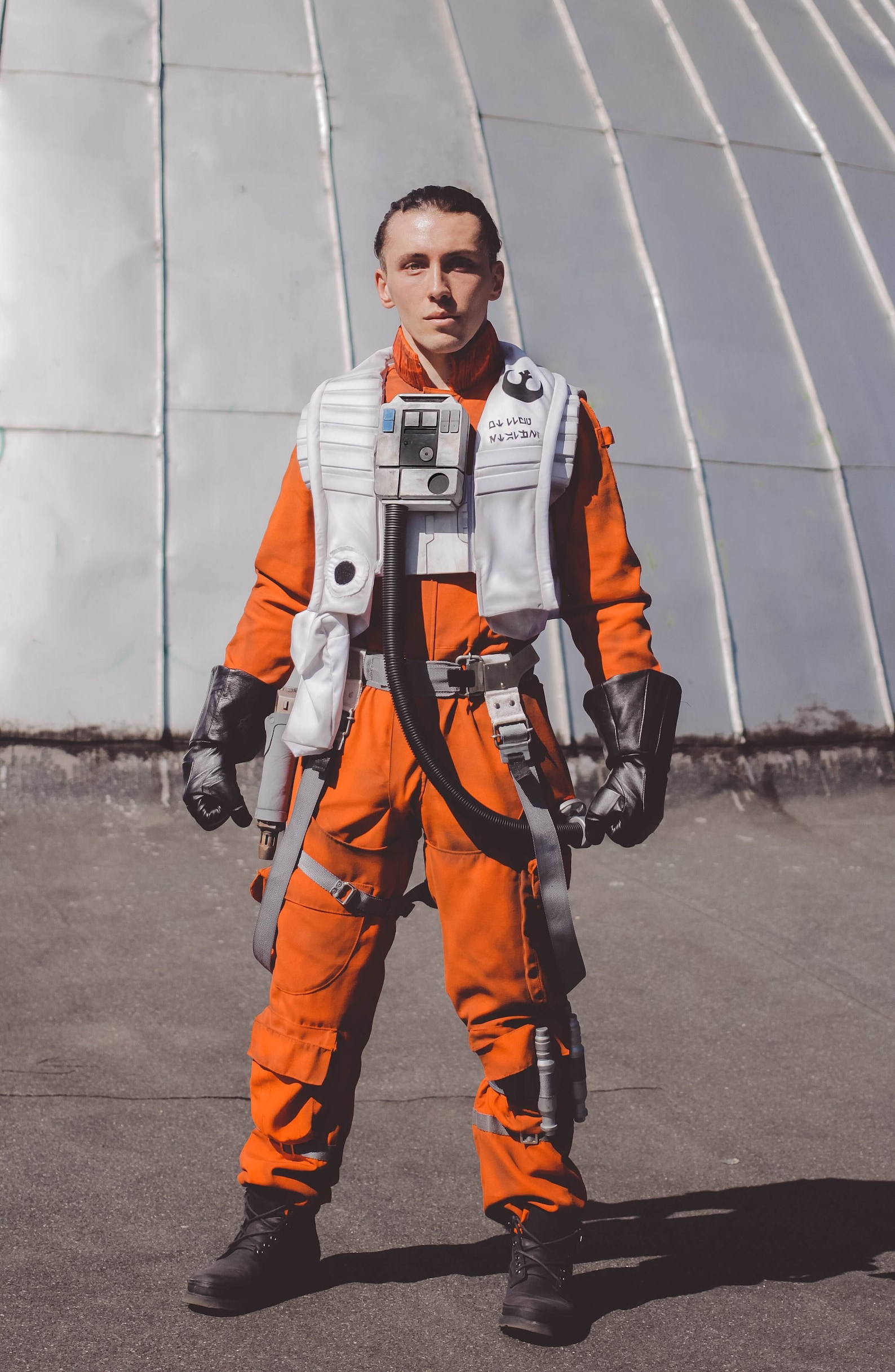 Poe Dameron Resistance Pilot cosplay costume from Star Wars x Etsy
