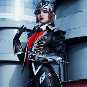 Widomaker from Overwatch womens cosplay costume, Overwatch Widowmaker Huntress Skin cosplay outfit imagem 4