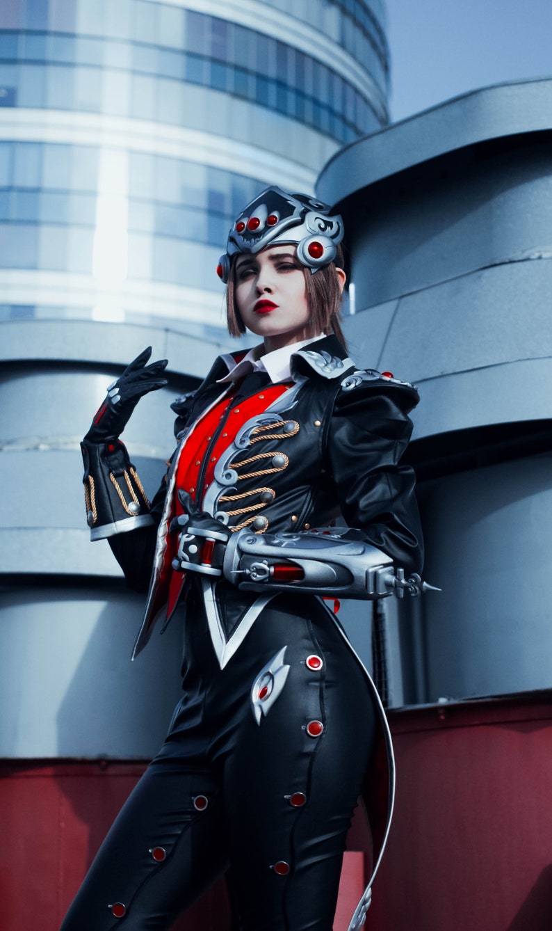 Widomaker from Overwatch womens cosplay costume, Overwatch Widowmaker Huntress Skin cosplay outfit imagem 4