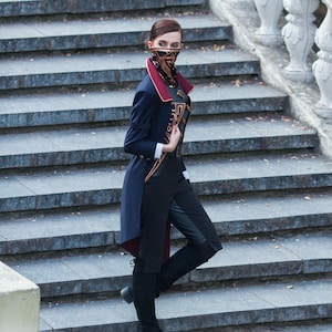 Dishonored 2 Emily cosplay costume, Dishonoured Pc Game series steampunk outfit, Halloween costume