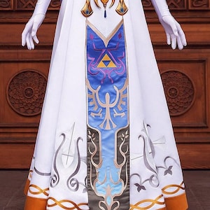 Elvin Wedding Dress Legend of Zelda Cosplay Tabard, Zelda party, Zelda wedding, Zelda birthday Cosplay Costume Party Halloween costume