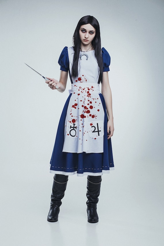 Halloween Cosplay Alice Madness Return Bloodstained Costume Horror Costume  Adult Cosplay Costume Women Festival Clothing Cosplay Outfit - Etsy