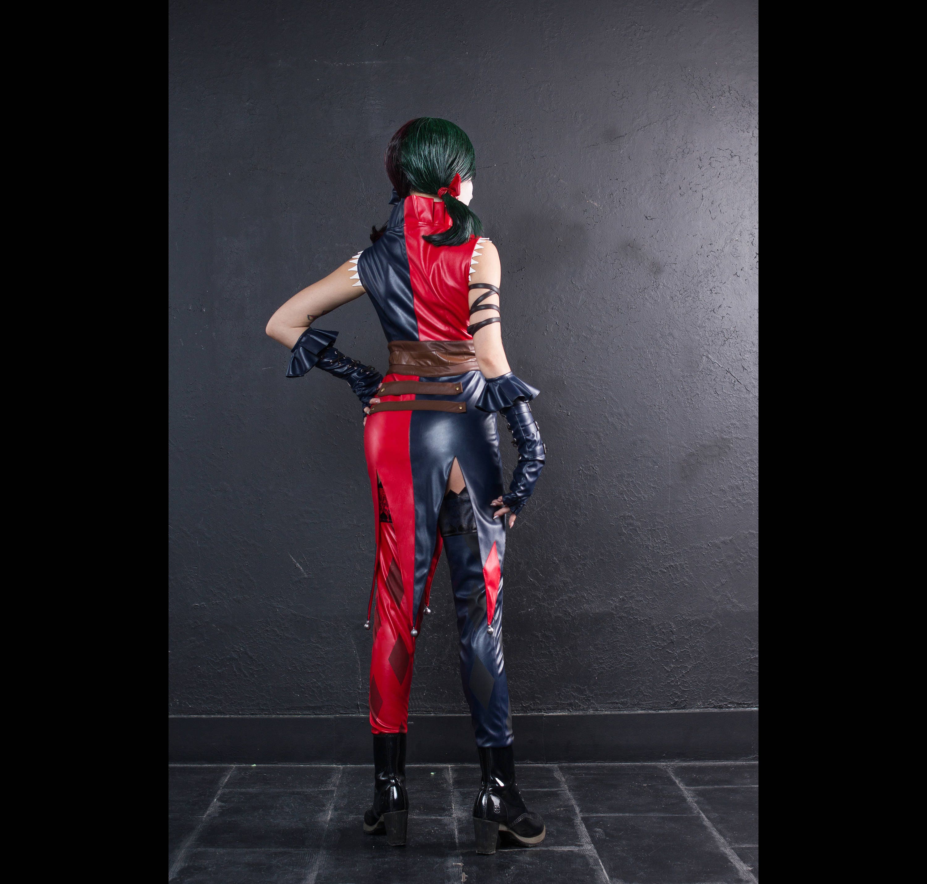 Quinn Cosplay Kostüm - Komplett-Set Für Harley Quinn Fans