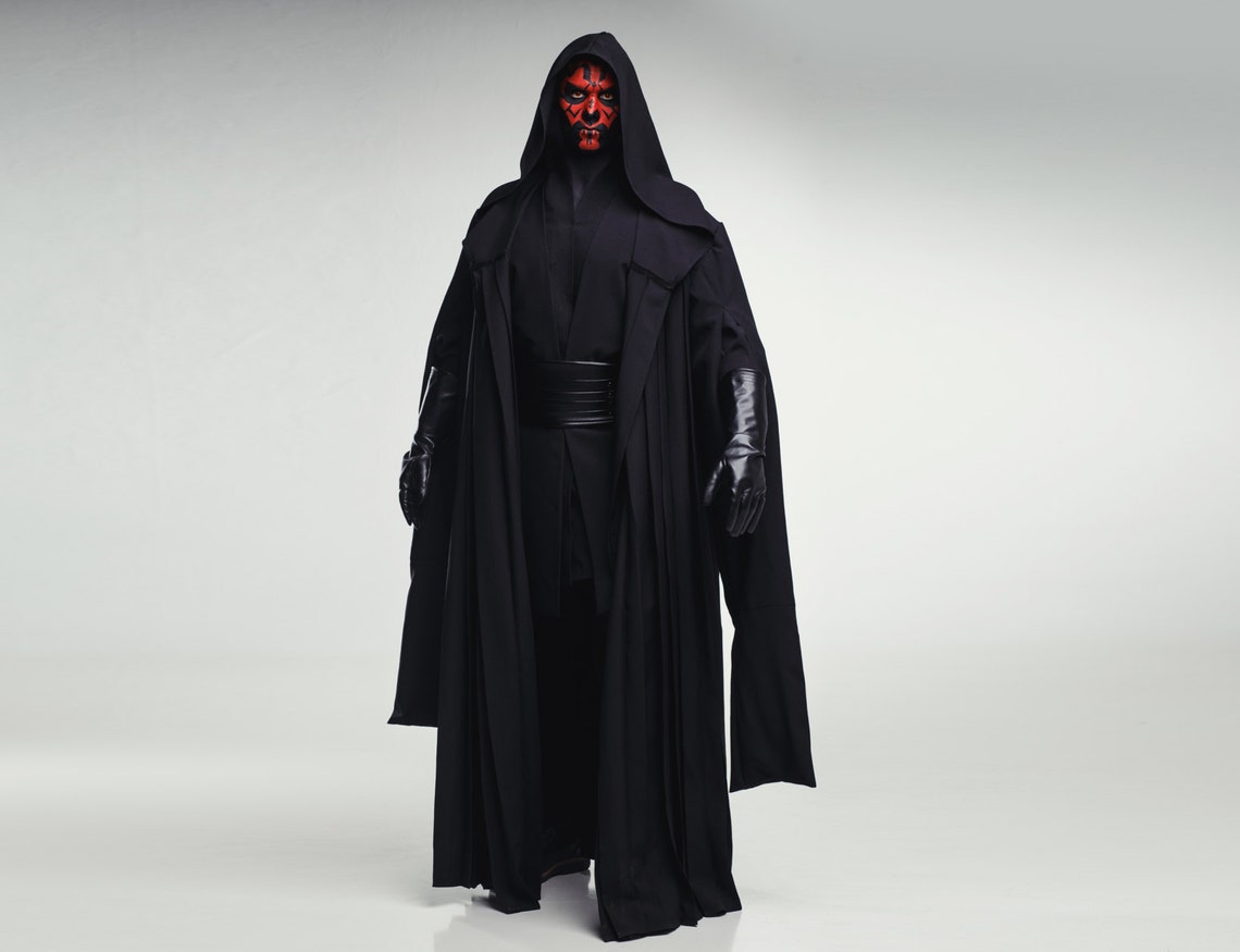 Star Wars hooded robe Sith Lord cosplay Darth Maul costume Etsy