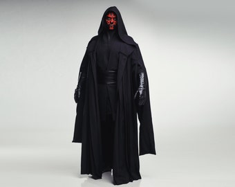 Darth Maul Cosplay Kostüm aus Star Saga, Sith Lord, dunkle Seite der Macht, Galaktisches Imperium, Macht, Imperial, Republik, Grand Army