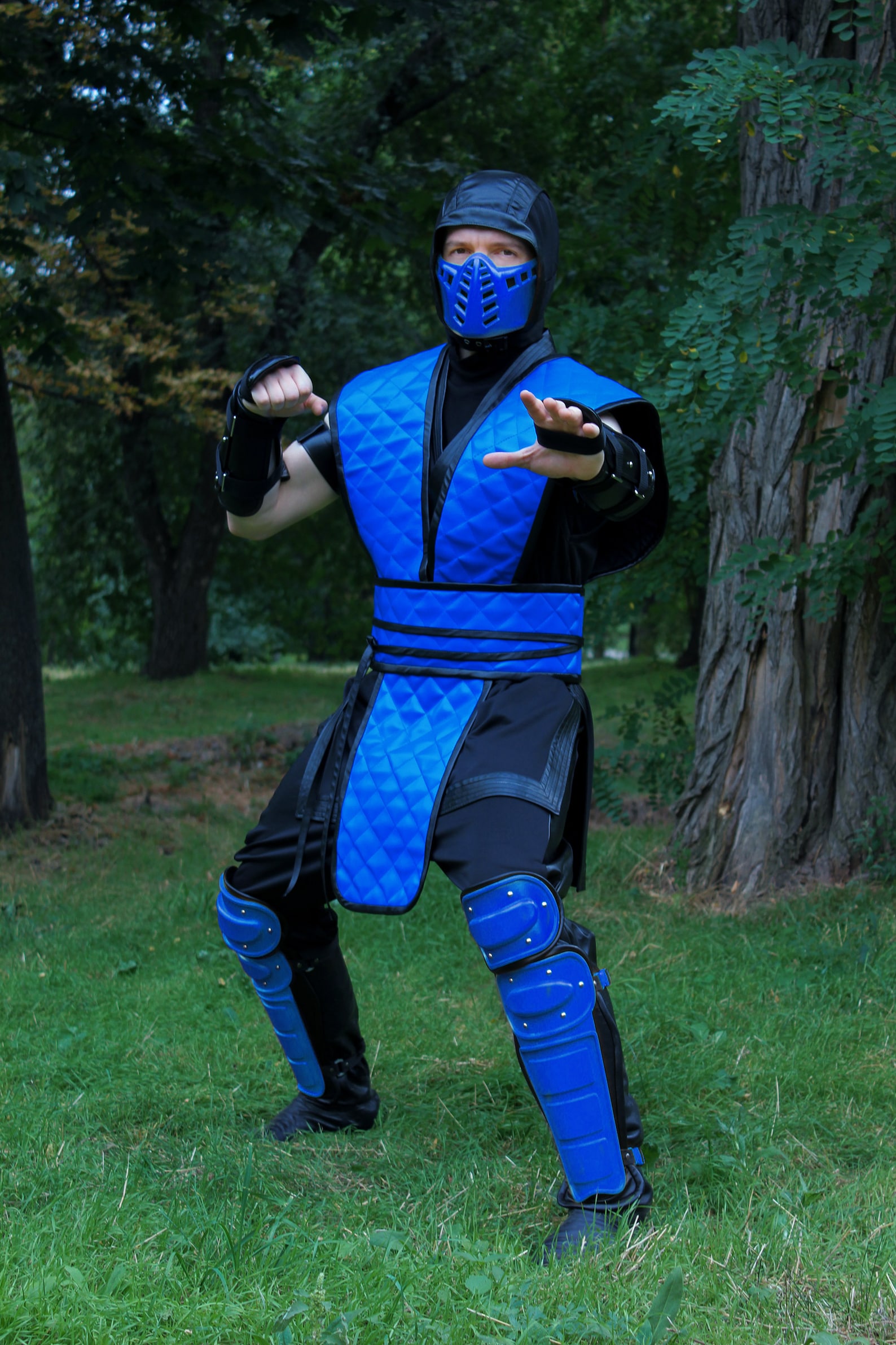 SubZero Cosplay Costume Mortal Kombat Klassic arcade ninja Etsy