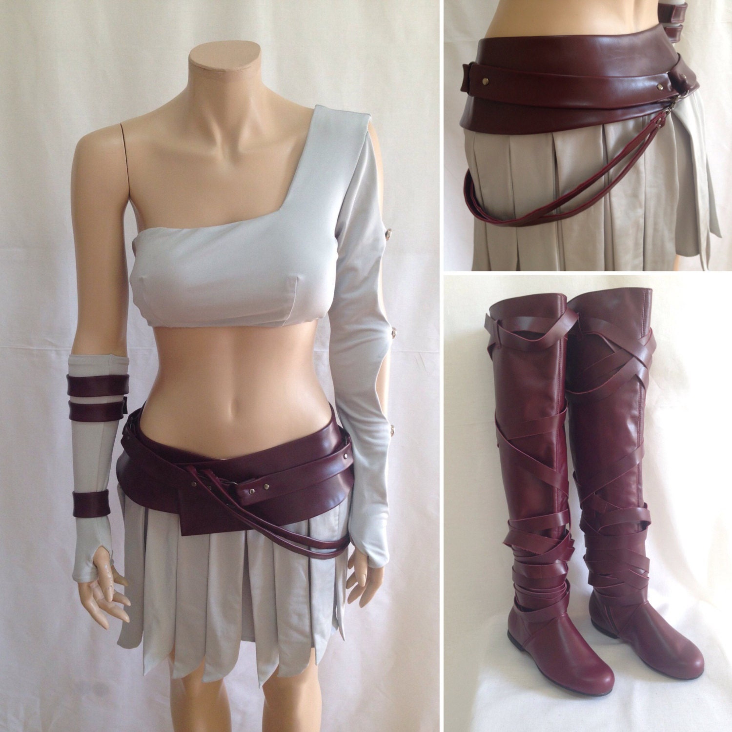 Bioshock Infinite Elizabeth Brown Cosplay Boots