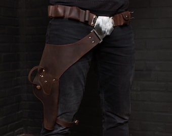 Han Solo Cosplay belt holster from Star Saga, legion, rebels alliance, bounty hunter, smuggler, resistance, Galactic Republic, Rebellion