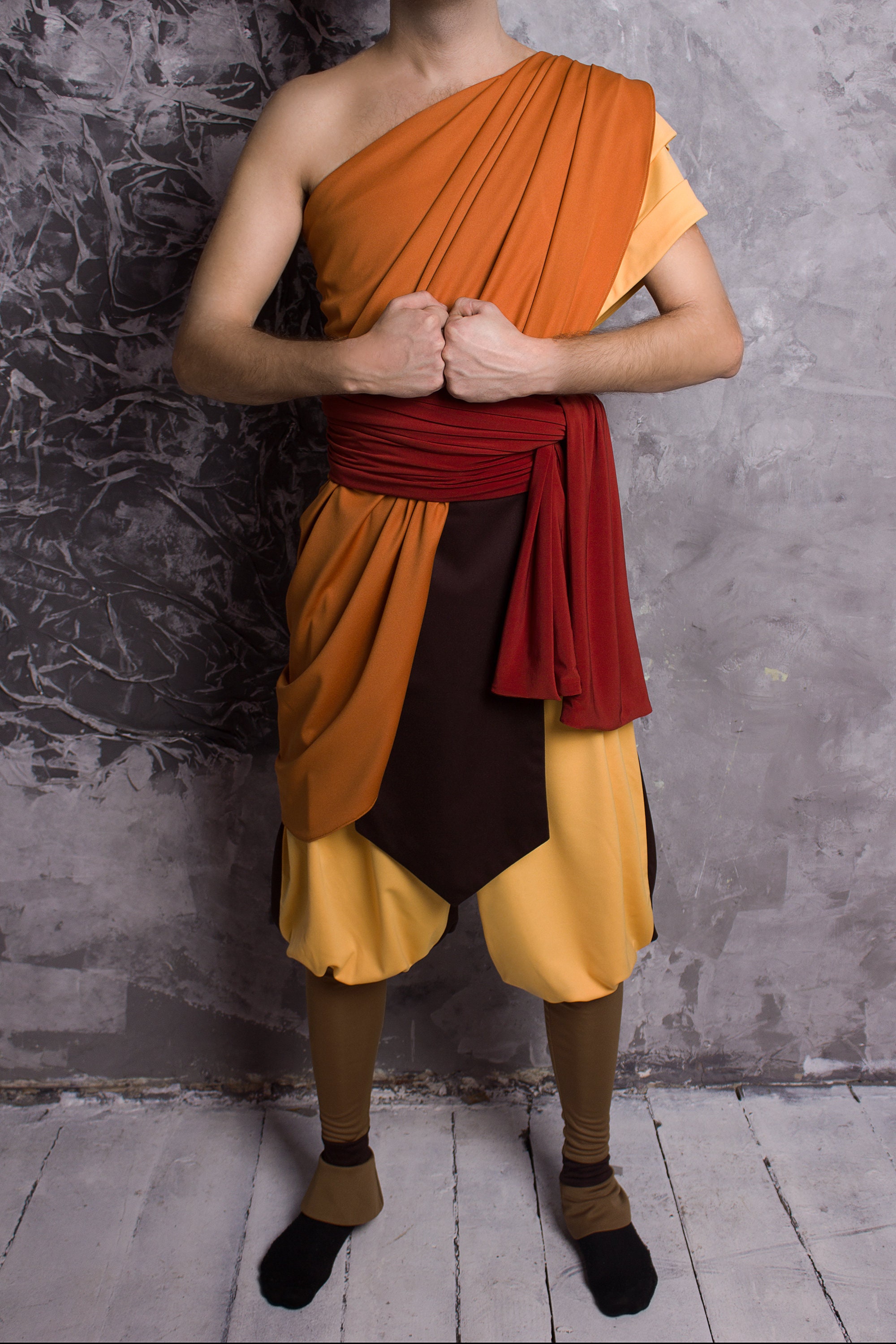 Aang inspired cosplay costume from Avatar Anime cosplay Cosplay robes Last Airbender Halloween costume