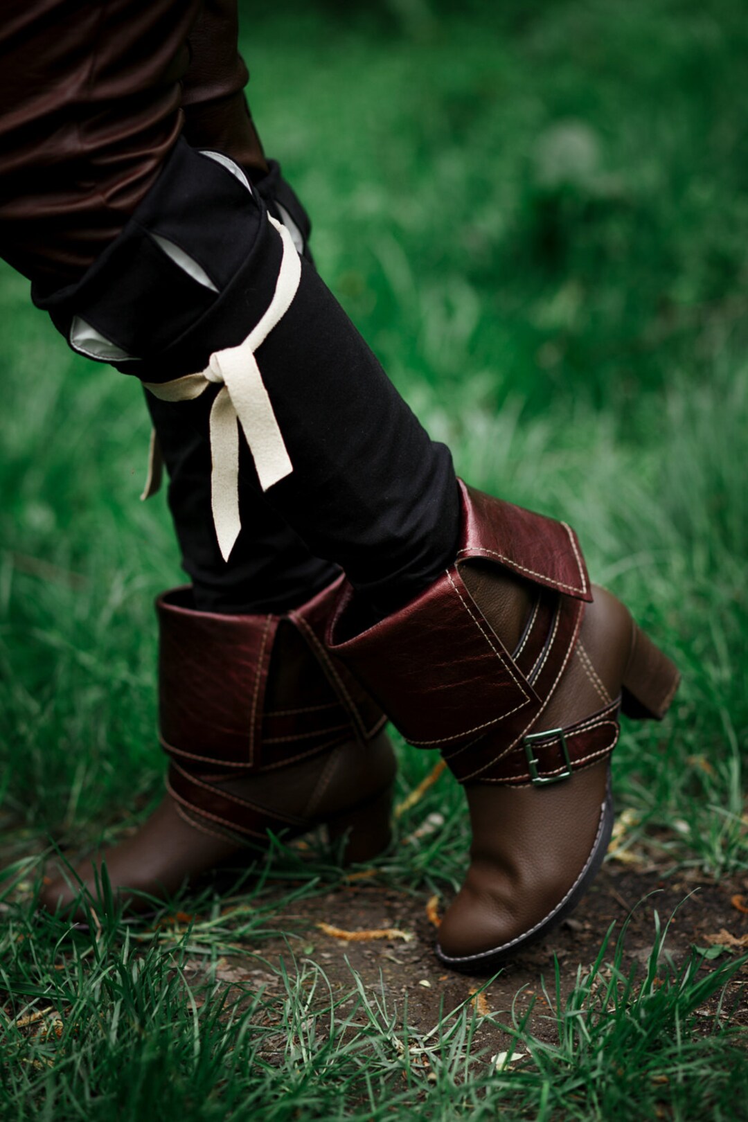 Bioshock Infinite Elizabeth Brown Cosplay Boots