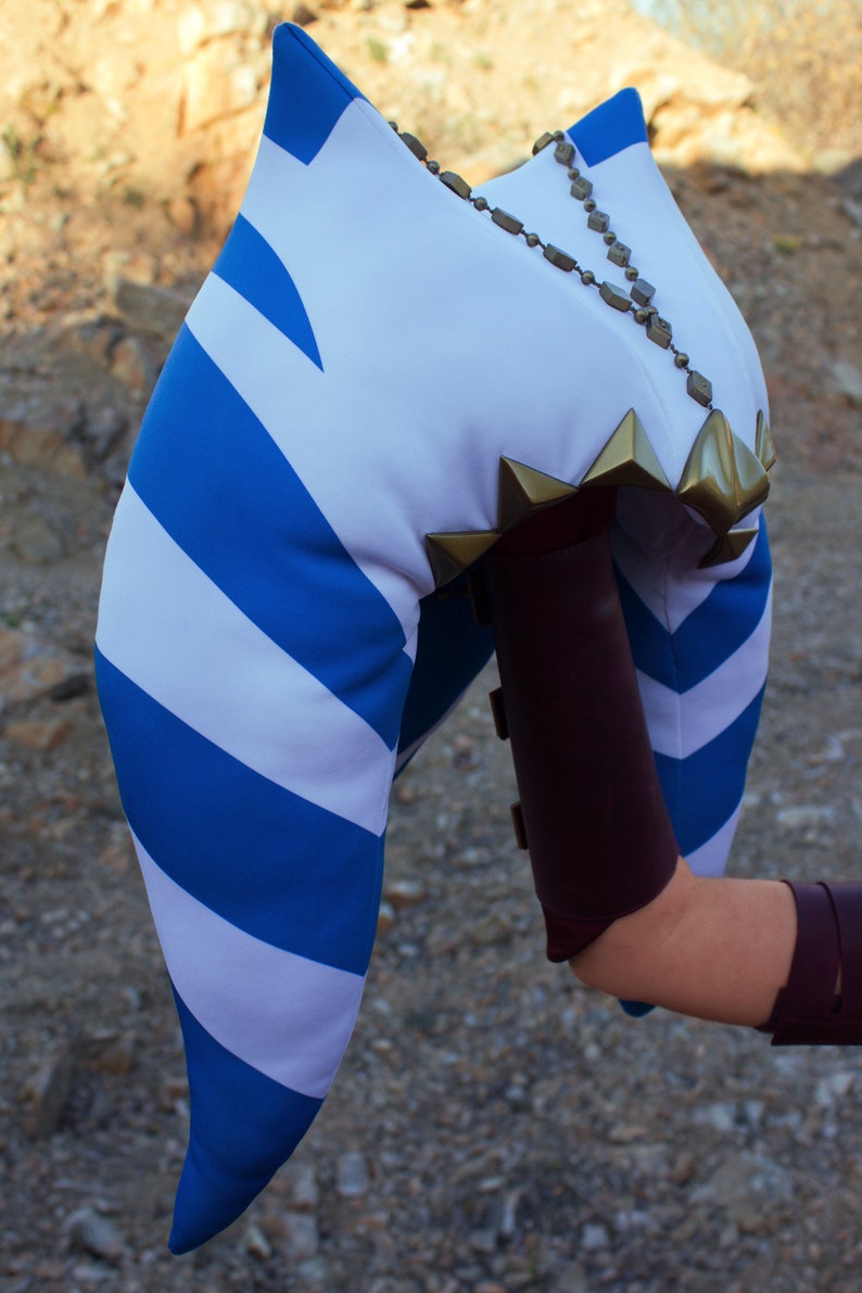 Ahsoka Tano Cosplay Headpiece Lekku From Star Saga Rebels Etsy