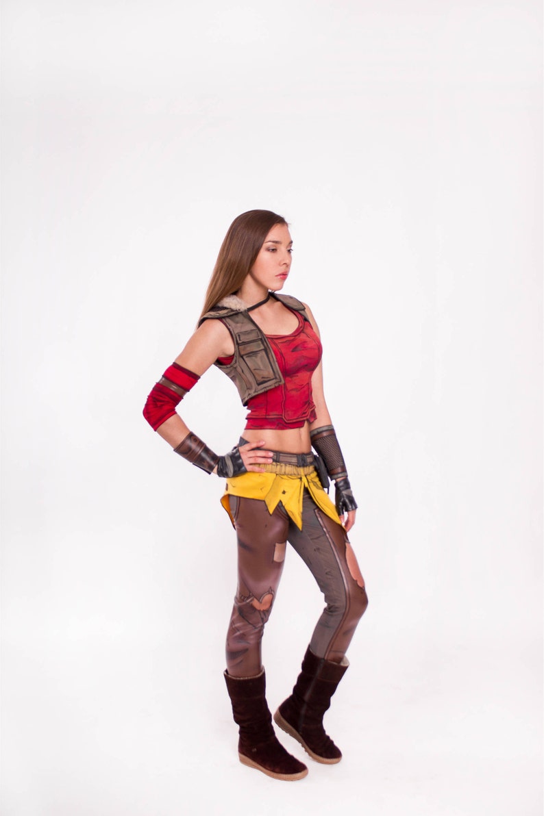 Lilith costume from Borderlands 2 online game, siren outfit, Halloween costume image 2