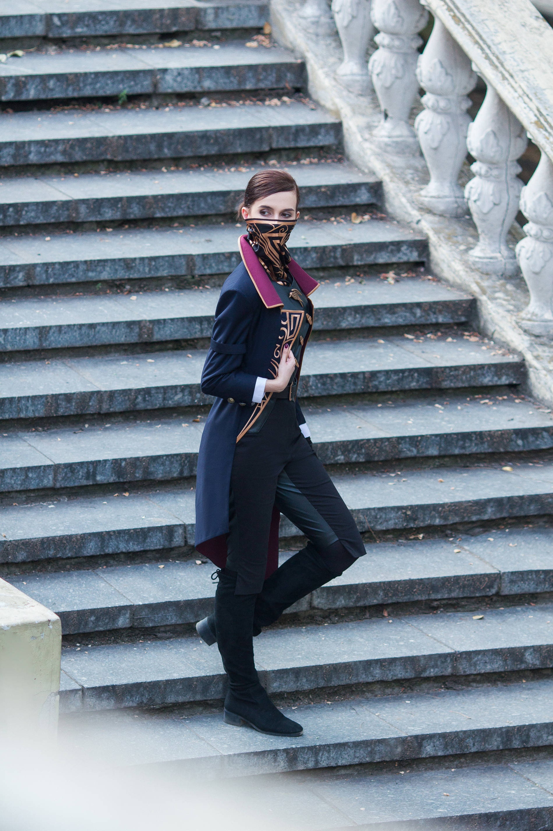 Halloween Costume, Dishonored 2 Emily Cosplay Dishonoured Pc Game Series Steampunk Outfit