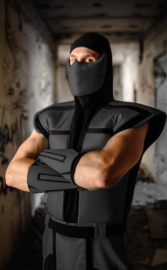 Noob Saibot Cosplay Costume From The Ultimate Mortal Kombat Etsy