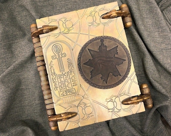 The  Book of Amon Ra The Mummy's Evil Prop Replica, Ancient Egypt Collectibles prop, The Golden Book of the Living