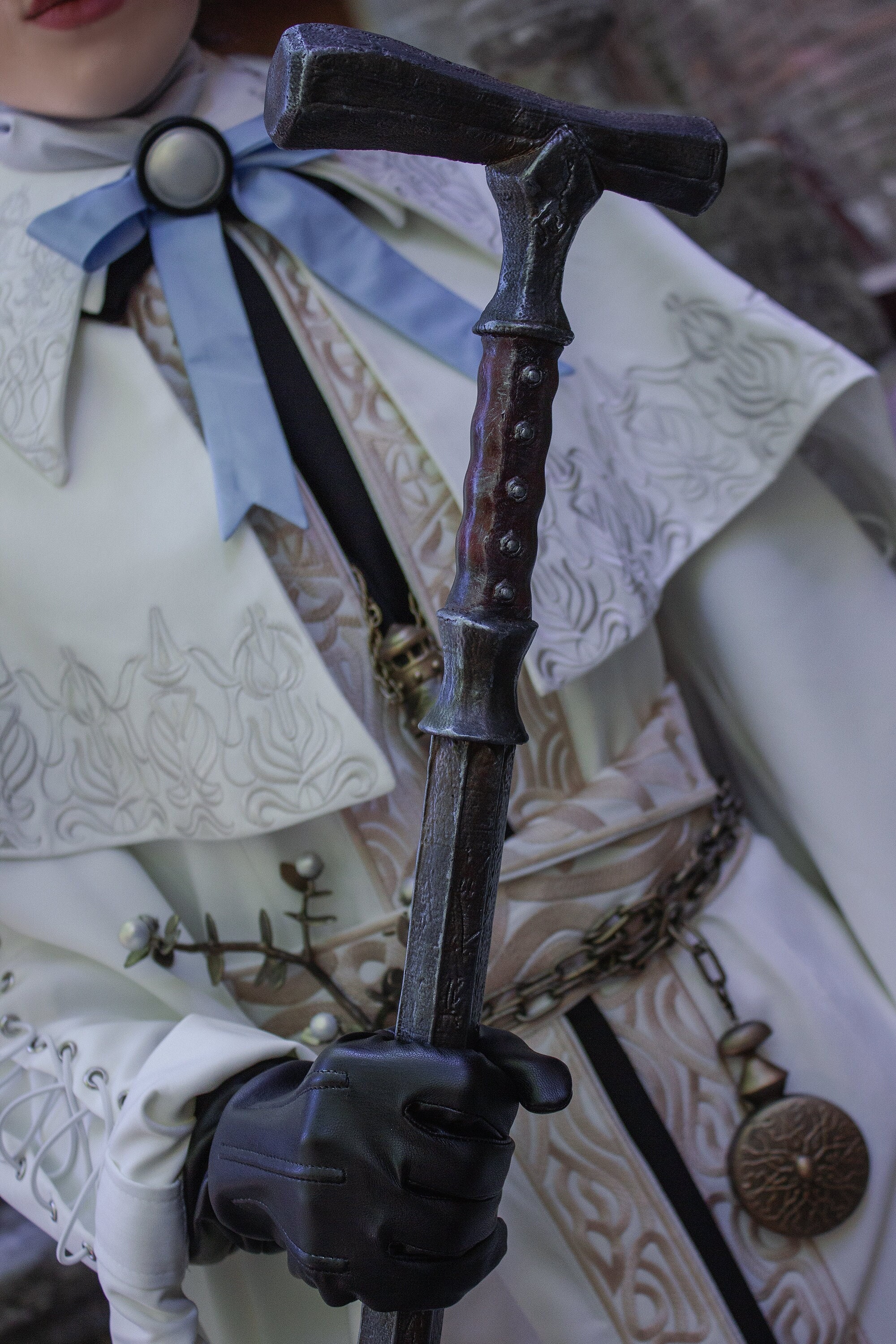 Bloodborne ビデオゲーム コスプレ杖小道具、聖歌隊セット