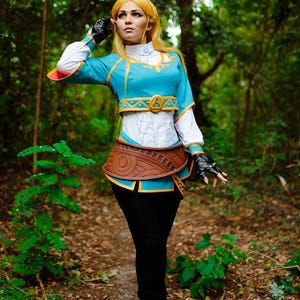 Zelda from Breathe of the Wild game Zelda cosplay, LoZ BOTW clothing, Female Character Convent Cosplay Costume