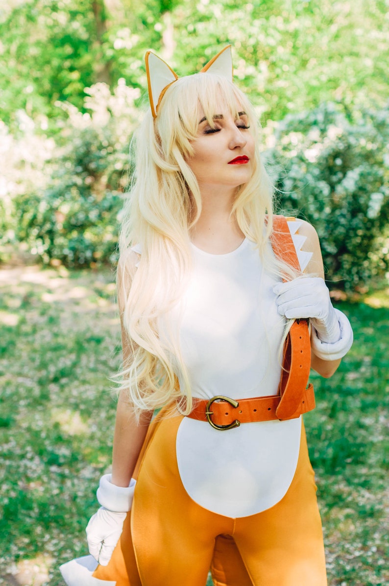 Tails Cosplay Costume From Sonic the Hedgehog Video Game Etsy